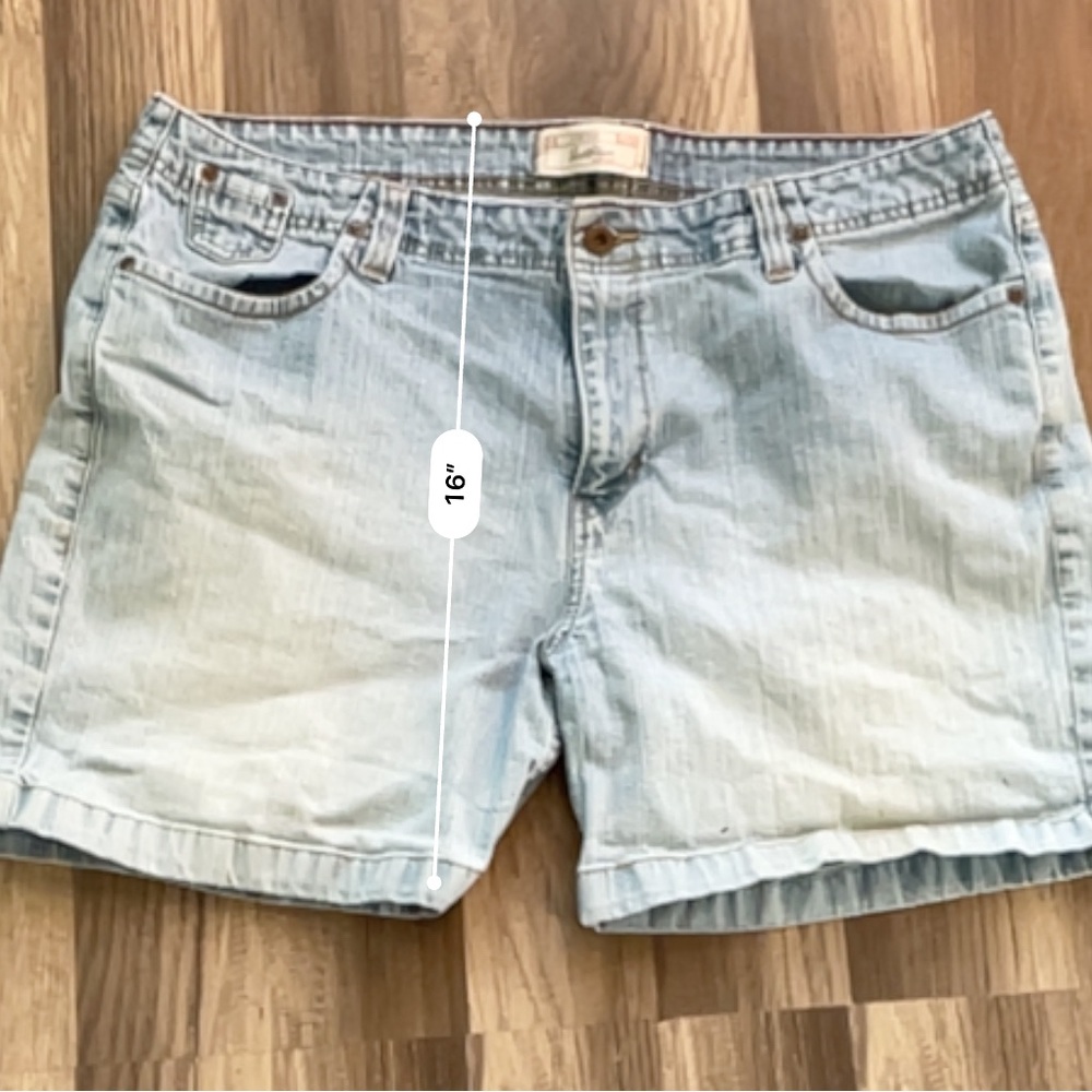 Signature by Levi Strauss Light Blue Denim Shorts